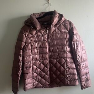 Ralph Lauren Women's Quilted Puffer Jacket in Brown